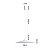 Pendente LED Kale Dre 38cm 10W Branco Quente 3000K Branco - Nordecor - Imagem 6