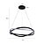Pendente LED Euni Odi 60cm 58W Branco Quente 3000K Preto - Nordecor - Imagem 5