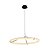 Pendente LED Gise 76cm 37W Branco Quente 3000K Branco - Nordecor - Imagem 1