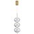 Pendente Led Luse 21W Branco Quente 3000K Ouro Champagne - Nordecor - Imagem 3