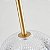 Pendente Led Luse 35W Branco Quente 3000K Ouro Champagne - Nordecor - Imagem 3