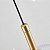 Pendente Led Luse 7W Branco Quente 3000K Ouro Champagne - Nordecor - Imagem 5