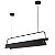 Pendente LED Loze 30W Branco Quente 3000K Preto - Nordecor - Imagem 2
