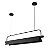 Pendente LED Loze 30W Branco Quente 3000K Preto - Nordecor - Imagem 1