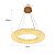 Pendente Led Jou Cir 60cm 40W Branco Quente 3000K Dourado Brilho - Nordecor - Imagem 6