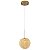 Pendente Cristal Jou 1x G9 Ouro Champagne - Nordecor - Imagem 2