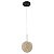 Pendente Cristal Jou 1x G9 Preto - Nordecor - Imagem 1
