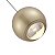 Pendente LED Muna 7W Branco Quente 3000K Dourado Fosco - Nordecor - Imagem 4