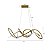 Pendente LED Wyna 79W Branco Quente 3000K Ouro Champagne - Nordecor - Imagem 6