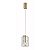 Pendente LED Roz 2x 5W Branco Quente 3000K Dourado Fosco - Nordecor - Imagem 2