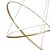Pendente LED Inverse 60/80 cm 65W Branco Quente 3000K Dourado Fosco - Nordecor - Imagem 4