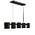 Pendente Bouze Ori 5xG9 Preto e Fume - Nordecor - Imagem 1
