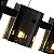 Pendente Bouze Ori 5xG9 Preto e Fume - Nordecor - Imagem 4
