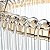 Pendente Led Cristal Gouli 40/60cm 52w Branco Quente 2700k Ouro Brilho - Nordecor - Imagem 3