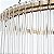 Pendente Led Cristal Gouli 40/60cm 52w Branco Quente 2700k Ouro Brilho - Nordecor - Imagem 5