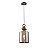 Pendente Tion Vas E27 Ouro Fosco e Fumê - Nordecor - Imagem 2