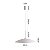 Pendente LED Kale Ger 45cm 10W Branco Quente 3000K Branco - Nordecor - Imagem 6