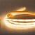 Fita LED COB IP20 352 LED por metro 8 mm 11.6W por metro 1263 LM por metro 5 metros/Rolo 24V Branco Quente 3000K - Norde - Imagem 3