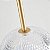 Pendente Led Luse 28W Branco Quente 3000K Ouro Champagne - Nordecor - Imagem 3
