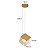 Pendente Bitis 1x G9 Ouro Champagne - Nordecor - Imagem 7