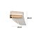 Arandela LED Paipe 5W Branco Quente 3000K Dourado Fosco - Nordecor - Imagem 7
