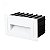 Balizador LED Linder Retangular Embutir IP65 3W Branco Quente 3000K - Nordecor - Imagem 1