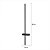 Arandela LED Luvi 80cm 18W Branco Quente 3000K Preto - Nordecor - Imagem 4