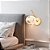 Arandela LED Luse 7W Branco Quente 3000K Ouro Champagne - Nordecor - Imagem 2