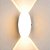 Arandela LED Pako Oval IP65 2W+5W Branco Quente 3000K Preto - Nordecor - Imagem 4