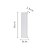 Arandela LED Yeni 30cm IP65 7W Branco Quente 3000K Branco - Nordecor - Imagem 3