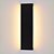 Arandela LED Yeni 30cm IP65 7W Branco Quente 3000K Preto - Nordecor - Imagem 2