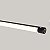 Arandela Led Lina 30*50cm 10W Branco Quente 3000K Preto - Nordecor - Imagem 5