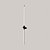 Arandela Led Lina 30*50cm 10W Branco Quente 3000K Preto - Nordecor - Imagem 3
