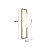 Arandela Led Rony 5W Branco Quente 3000K Dourado - Nordecor - Imagem 7