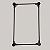 Arandela Led Lina Ret 30*60cm 24W Branco Quente 3000K Preto - Nordecor - Imagem 2