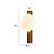 Arandela Led Visa 6W Branco Quente 3000K Dourado - Nordecor - Imagem 7