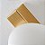 Arandela Led Visa 6W Branco Quente 3000K Dourado - Nordecor - Imagem 5
