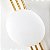 Arandela Led Cami 6W Branco Quente 3000K Dourado - Nordecor - Imagem 3
