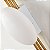 Arandela Led Cami 6W Branco Quente 3000K Dourado - Nordecor - Imagem 4