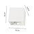 Mini Arandela Led Leni IP65 2W Branco Quente 3000K Branco - Nordecor - Imagem 2