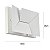 Arandela Led Lozo Duo 4W Branco Quente 3000K Branco - Nordecor - Imagem 6