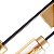 Arandela Tosh Duo 4x G9 Dourado Fosco e Preto - Nordecor - Imagem 4