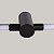 Arandela Led Lina 40*60cm 13W Branco Quente 3000K Preto - Nordecor - Imagem 5
