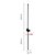Arandela Led Lina 40*60cm 13W Branco Quente 3000K Preto - Nordecor - Imagem 7