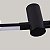 Arandela Led Lina Com 1m 13W Branco Quente 3000K Preto - Nordecor - Imagem 8