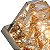 Arandela Led Cristal Nizie 18W Branco Quente 3000K Âmbar/Prata - Nordecor - Imagem 3