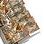 Arandela Led Cristal Nizie 18W Branco Quente 3000K Âmbar/Prata - Nordecor - Imagem 5
