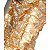 Arandela Led Cristal Nizie 18W Branco Quente 3000K Âmbar/Prata - Nordecor - Imagem 4