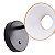 Arandela LED Zavi On 7W Branco Quente 3000K Ouro Fosco e Preto - Nordecor - Imagem 5