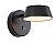 Arandela LED Zavi On 7W Branco Quente 3000K Ouro Preto - Nordecor - Imagem 3